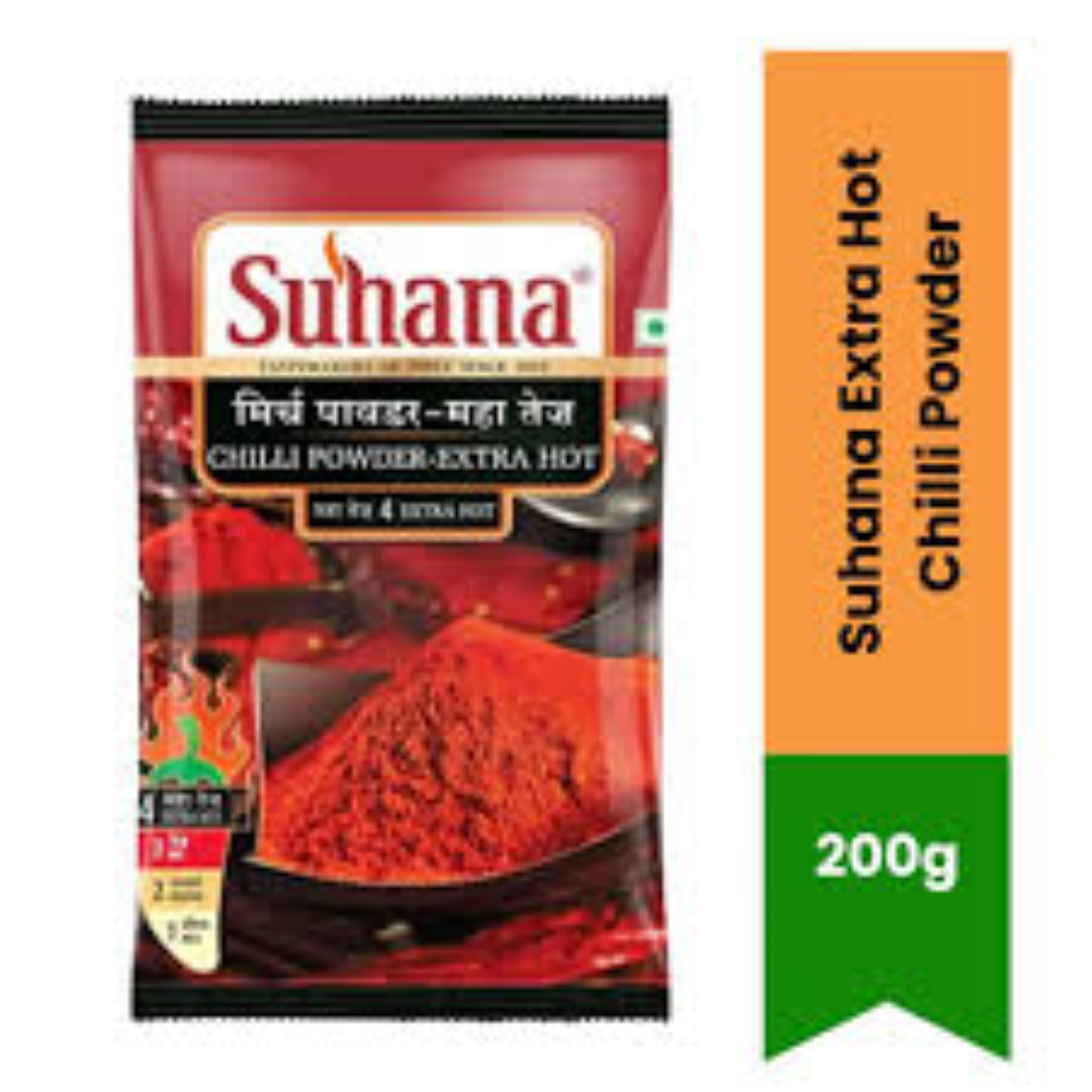 SUHANA EXTRA HOT CHILI POWDER 100G